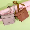 Bolso cruzado para mujer, Bolso de hombro casual versátil de color liso, Nuevo estilo simple para madres de mediana edad, Bolso de mujer de gran capacidad