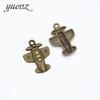 YuenZ diy vintage liga de zinco acessórios de joalheria pingente de aeronave acessórios de pulseira criativos 20 * 15MM J389