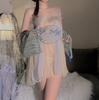 Plus Size Sexo Roupa Interior Antigo Nacional Moda Bordado Role-playing Puro Desejo Paixão Provocação Barriga Cheongsam República da China Hanfu