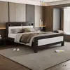 Cama de Hierro Forjado Cama Doble para Uso Doméstico 1.5m Cama de Hierro Engrosada Dormitorio Estudiante Marco de Cama Individual de Acero Inoxidable Cama con Marco de Hierro