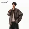 Estilo Old Money, camisa de retazos a cuadros de dos piezas falsas, unisex, diseño de primavera, corte holgado, chaqueta suéter de punto retro