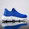 Moda casual de talla grande transfronteriza Zapatos de hombre Tejido de mosca Malla transpirable Calcetines Zapatos deportivos casuales Zapatos para correr de hombre Moderno