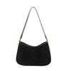 Bolsa de Terciopelo de Alta Gama Transfronteriza para Pan para Mujer 2025 Nueva Moda Retro Bolsa Cuadrada Pequeña Versátil Casual Bolso de Hombro Axila