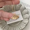Collar Colgante de Flor Pequeña Abanico Incrustado con Diamantes de Plata de Ley S925 para Mujer Lujo Ligero Retro Diseño de Nicho de Gama Alta Cadena Clavicular Más Vendida