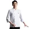 Conjunto de Ropa de Trabajo de Alta Gama para Chef de Manga Larga para Restaurantes Chinos y Occidentales, Hoteles, Cocinas Traseras, Uniforme de Chef Principal, Otoño/Invierno, Transpirable