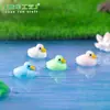 Nuevo producto transfronterizo: adorables patitos de figurilla, perfectos para jardinería, paisajismo, decoraciones de bricolaje, adornos colgantes y exhibiciones de paisajes en miniatura