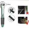 Mango de llave de carraca mini por lotes bidireccional combinado transfronterizo destornillador llave de vaso hexagonal
