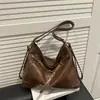 Bolsa Tote de Cinto Retrô Grande Capacidade Multiuso para Mulheres Moda Inverno 2025 Nova Bolsa de Ombro Transversal para o Dia a Dia