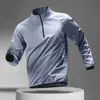 Chaqueta Cortavientos para Ciclismo Hombres Montaña Carretera Ropa de Ciclismo Holgada Manga Larga Primavera Cortavientos Secado Rápido Ropa Equipo