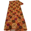 Bordado completo de pedrería floral, vestido de fiesta africano de tela bali, encaje suizo voile de algodón puro