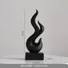 Artesanato de Resina em Forma de Chama Transfronteiriço Luxo Leve Sala de Estar Quarto Acessórios para Casa Presente de Inauguração Enfeites Senso Avançado Nicho
