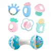 Brinquedo de Morder para Bebê Educação Infantil 0-3-6 Meses Bebê Recém-nascido Criança Pequena Menino e Menina Chocalho de Mão Manhattan