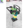 Compactador de impacto de gasolina para terrenos de construcción, compactador de construcción de campo pequeño, equipo de apisonado de hormigón portátil