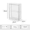 Caja de Almacenamiento Caja Ciega Hecha a Mano Montada en Pared sin Clavos Extra Grande de 60 cm Combinación Apilable Multicapa Exhibidor a Prueba de Polvo para Muñecas