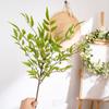 Nandina de Tallo Corto Marcada en Verde Fabricante de Flores Artificiales Decoración del Hogar Ramo de Boda Pared de Rosas Flores Falsas Transfronterizo