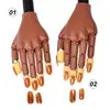 Transfronterizo Nuevo Manicure Manicure Succión Magnética Práctica Mano de Prótesis Modelo Mano Artificial Móvil Mecánico Articulación del Dedo de la Mano Soporte de Mano