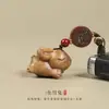 Figuritas Talladas de Madera de Durazno de los Doce Animales del Zodiaco al por Mayor, Colgantes Lindos, Llaveros, Cadenas para Teléfono de los Doce Animales del Zodiaco