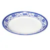 Plato de Melamina Imitación Porcelana Plato Comercial para Restaurante Hotel Cocina Plato para Platos Fríos Restaurante de Comida Rápida Plato para Arroz