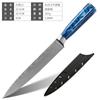 Patrón Damasco Mango de Resina Cuchillo de Chef Cuchillo de Fruta Cuchillo de Acero Inoxidable Juego de Cuchillos Cuchillo Japonés Cuchillo Sande Cuchillo de Cocina