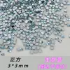 K9 Imitación Huazi 1:Zapatos Planos de 1 Luz Azul Lago con Borde Invertido, Suela Plana Antideslizante, Forma Especial, Lujo Accesible, Joyería de Diamantes DIY, Arte de Uñas con Diamantes