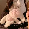 Lindos Guantes de Ciclismo de Invierno de Peluche para Mujer con Cinco Dedos, A prueba de Viento, A prueba de Frío, Engrosados, Cálidos y Se Pueden Usar Alrededor del Cuello