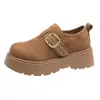 Zapatos Birkenstock Estilo Retro Nuevo 2026 sin Cordones para Primavera para Mujer, de Suela Gruesa que Aumentan la Altura, Mocasines Lindos y Originales, Fáciles de Poner para Personas Menudas
