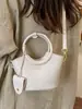 Bolso pequeño vintage de alta gama para mujer, nuevo bolso cruzado versátil de moda 2026, bolso de mano exquisito y súper popular, bolso tipo cubo