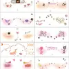 Adesivo de tatuagem Halloween infantil desenho animado abóbora fofa caveira rosto adesivo fantasma morcego cicatriz festa adesivo de tatuagem