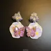 Pendientes de Mariposa 3D con Forma de Flor "Vioflorafly" Vintage de Gutexinyu