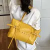 Bolso Tote Grande Sencillo de Moda para Mujer, Bolso de Hombro Casual Versátil de Moda, Nuevo de Verano 2026 Transfronterizo