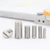 Acero Inoxidable 304 Punta Plana Juego Tornillo de Máquina Estándar Nacional Piezas Estándar Gb73 Tope Alambre M1.6-M8
