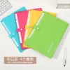 Bolsa de plástico tipo acordeón A4, inserto de carpeta de acordeón multicapa, bolsa de archivo multifunción para negocios, bolsa de archivo de PP en stock