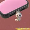 Gato Lindo Transfronterizo Popular Acrílico Tapón de Polvo para Teléfono Móvil Tipo Colgante Tipo-C