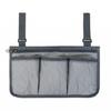Bolsa de Almacenamiento Lateral para Reposabrazos de Silla de Ruedas Chunya Spinning Transfronteriza con Tiras Reflectantes Bolsa de Almacenamiento Multibolsillo Portátil para Viajes