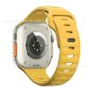 Adequado para Pulseira de Relógio de Silicone Apple Iwatch10/7 Pulseira de Relógio Esportiva de Silicone com Diamante Applewatch Ultra9