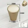 Manija de Tirador de Agujero Único de Plástico Simple Cónica Estilo Chino para Cajón, Puerta de Gabinete, Tocador