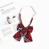 Pajarita Roja Estilo JK Japonés Accesorios de Ropa Estilo Academia Femenina Nudo de Lazo Decoración de Camisa de Uniforme Marinero Flor de Cuello para Mujer Tendencia