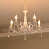 Lámpara de araña para habitación infantil nórdica, niña, princesa, pastoral, cálida, europea, lámpara de cristal rosa, lámpara principal para habitación de influencer, dormitorio