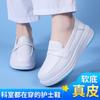 Zapatos de Enfermera para Mujer, Suela Blanda, Blancos, Transpirables, Zapatos de Trabajo Médicos Que No Cansan Tus Pies, Zapatos Blancos Cómodos, Suela Plana, Zapatos Individuales para Todas las Estaciones para Mujer