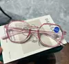 Gafas Transparentes de Moda Ultraligeras para Mujer, Alta Definición Anti-Luz Azul, Cómodas para Personas Mayores, Montura Grande para Transmisiones en Vivo de Tiktok