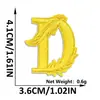 Mil Victorias Pluma Amarilla Letra Número Bordado Parche de Tela Adhesivo Termofusible Ropa Zapatos Sombreros Accesorios Parche Decorativo Termoadhesivo