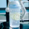 Vaso de Plástico para Deportes y Fitness, Vaso para Café, Té con Leche y Bebidas Frías, Vaso para Leche de Soya, Vaso Portátil Sellado a Prueba de Fugas