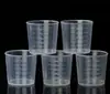 Venta al por mayor del fabricante Taza medidora de plástico Alta transparencia pp Taza medidora pequeña con escala Cilindro medidor experimental