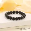 Pulsera tejida a mano de ágata simple de moda con cuentas de ojo de tigre para niñas, pulsera Joker de alto sentido, venta al por mayor