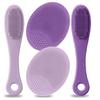 Cepillo de silicona para lavado nasal para eliminar puntos negros de la nariz Alar acné lavado de mascotas cepillo de dientes cepillo de dedo cepillo de silicona para nariz
