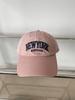 Corea del Sur NUEVA YORK Letra Bordada Gorra Combinable Cuatro Estaciones Sombrilla Deportes Pareja Gorra de Béisbol Estudiante