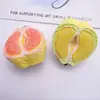 Case de Celular DIY de Toranja 3D Meio Descascada, Pingente de Flor para Cabelo/Sapato, Ornamento Magnético Criativo, Saco Surpresa, Lote de Resina Fofo