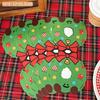 Bolsa de Papel Kraft Original Tengyi Cabeza de Tarjeta Decorativa Accesorios para Envoltura de Regalos de Navidad Corazón de Niña Accesorios Navideños Joker