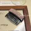 Peine de Cristal con Múltiples Diamantes Estilo Coreano para Peinados de Moño y Arreglo del Cabello, Pasador, Accesorio para el Cabello, Pinza para el Cabello para Niñas