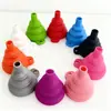 Embudo de Silicona Telescópico Mini Portátil Plegable Herramienta de Cocina Embudo Dispensador Creativo de Grado Alimenticio